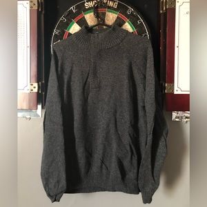 Weatherproof Vintage zip sweater Grey L Large